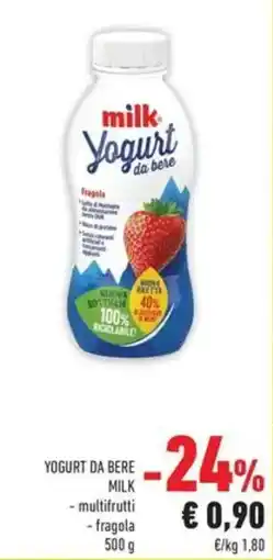 Conad Yogurt da bere milk offerta