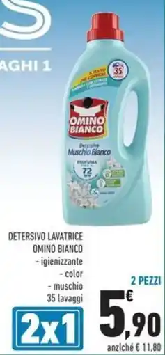 Conad Detersivo lavatrice Omino Bianco offerta