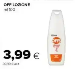 Tigre Off lozione offerta