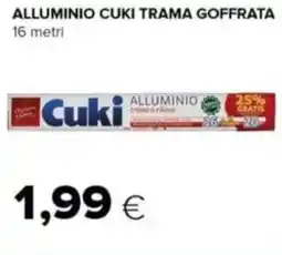 Tigre Alluminio cuki trama goffrata offerta