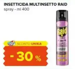 Tigre Insetticida multinsetto raid spray offerta