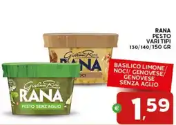 Extra Supermercati Rana pesto offerta