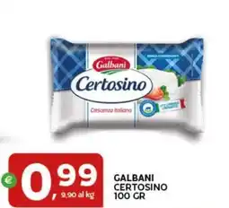 Extra Supermercati Galbani certosino offerta