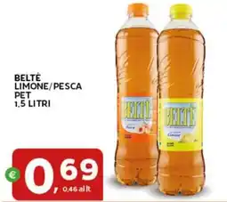 Extra Supermercati Belté limone/pesca pet offerta