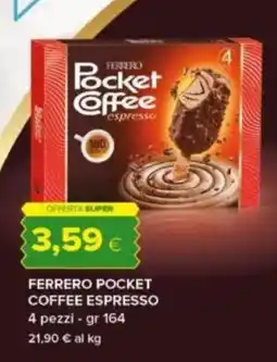 Tigre Ferrero pocket coffee espresso offerta