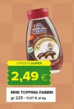 Tigre Mini topping FABBRI offerta