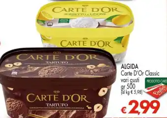 ALGIDA Carte D'Or Classic