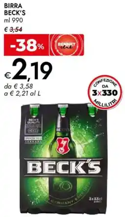 Bennet Birra BECK'S offerta