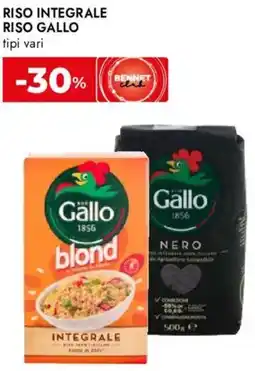 Bennet Riso integrale RISO GALLO offerta