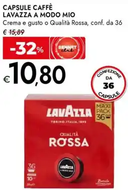 Bennet Capsule caffè lavazza a modo mio offerta