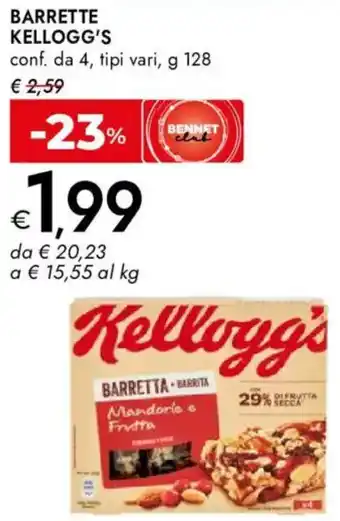Bennet Barrette KELLOGG'S offerta