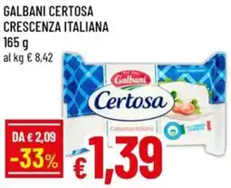 A&O Galbani certosa crescenza italiana offerta