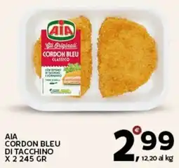 Extra Supermercati Aia cordon bleu di tacchino x 2 offerta