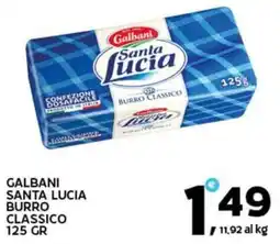 Extra Supermercati Galbani santa lucia burro classico offerta