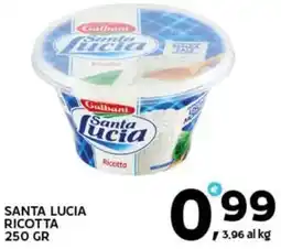 Extra Supermercati Santa lucia ricotta offerta