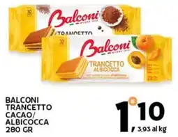 Extra Supermercati Balconi trancetto cacao/ albicocca offerta