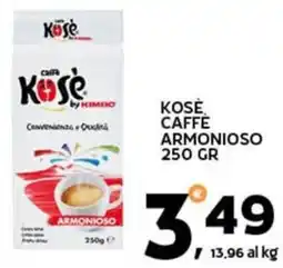 Extra Supermercati Kosè caffè armonioso offerta