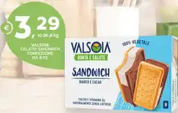 Extra Supermercati Valsoia gelato sandwich confezione offerta