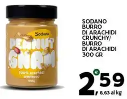 Extra Supermercati Sodano burro di arachidi crunchy/ burro di arachidi offerta