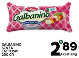Extra Supermercati Galbanino senza lattosio offerta