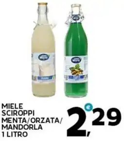Extra Supermercati Miele sciroppi menta/orzata/ mandorla offerta