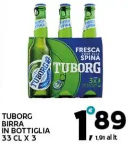 Extra Supermercati Tuborg birra in bottiglia offerta