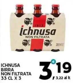 Extra Supermercati Ichnusa birra non filtrata offerta