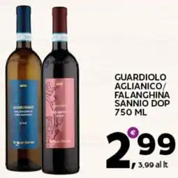 Extra Supermercati Guardiolo aglianico/ falanghina sannio dop offerta