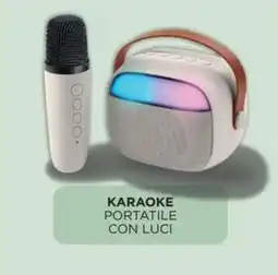 La Saponeria Cellularline karaoke portatile con luci offerta