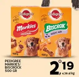 Extra Supermercati Pedigree markies/ biscrock offerta