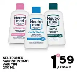 Extra Supermercati Neutromed sapone intimo offerta