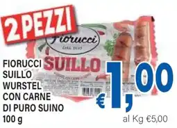 DEM Fiorucci suillo wurstel con carne di puro suino offerta
