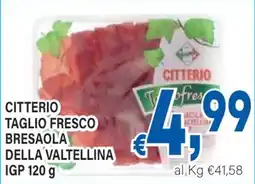 DEM Citterio taglio fresco bresaola della valtellina IGP offerta