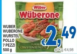 DEM Wuber wuberone wurstel pollo offerta