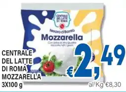 DEM Centrale del latte di roma mozzarella offerta