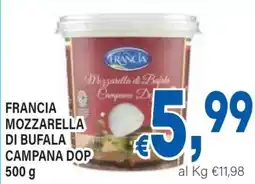 DEM Francia mozzarella di bufala campana DOP offerta