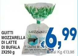 DEM Guitti mozzarella di latte di bufala latte offerta