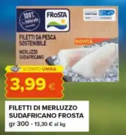 Tigre Amico Filetti di merluzzo sudafricano FROSTA offerta