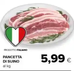 Tigre Amico Pancetta di suino offerta