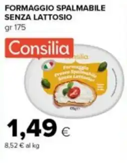 Tigre Amico Consilia formaggio spalmabile senza lattosio offerta