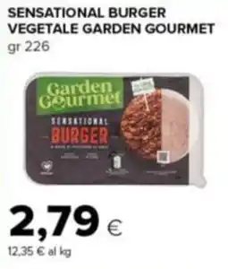 Tigre Amico Sensational burger vegetale GARDEN GOURMET offerta
