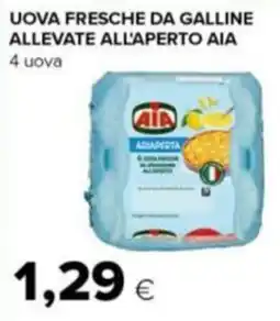 Tigre Amico Uova fresche da galline allevate all'aperto AIA offerta
