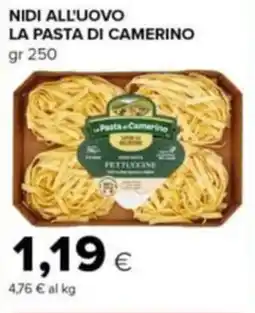 Tigre Amico Nidi all'uovo LA PASTA DI CAMERINO offerta