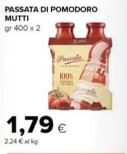 Tigre Amico Passata di pomodoro MUTTI offerta