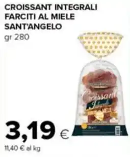 Tigre Amico Croissant integrali farciti al miele SANT'ANGELO offerta