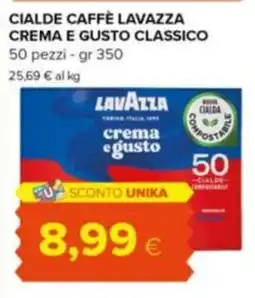 Tigre Amico Cialde caffè lavazza crema e gusto classico offerta