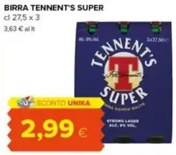 Tigre Amico Birra TENNENT'S SUPER offerta