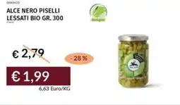 Prezzemolo e Vitale Alce nero piselli lessati bio offerta