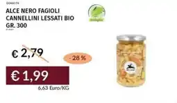 Prezzemolo e Vitale Alce nero fagioli cannellini lessati bio offerta