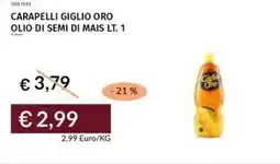 Prezzemolo e Vitale Carapelli giglio oro olio di semi di mais offerta